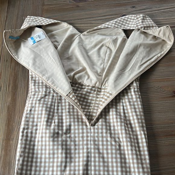 NWT J. Mclaughlin Paulson Gingham Dress 8 - Picture 5 of 8